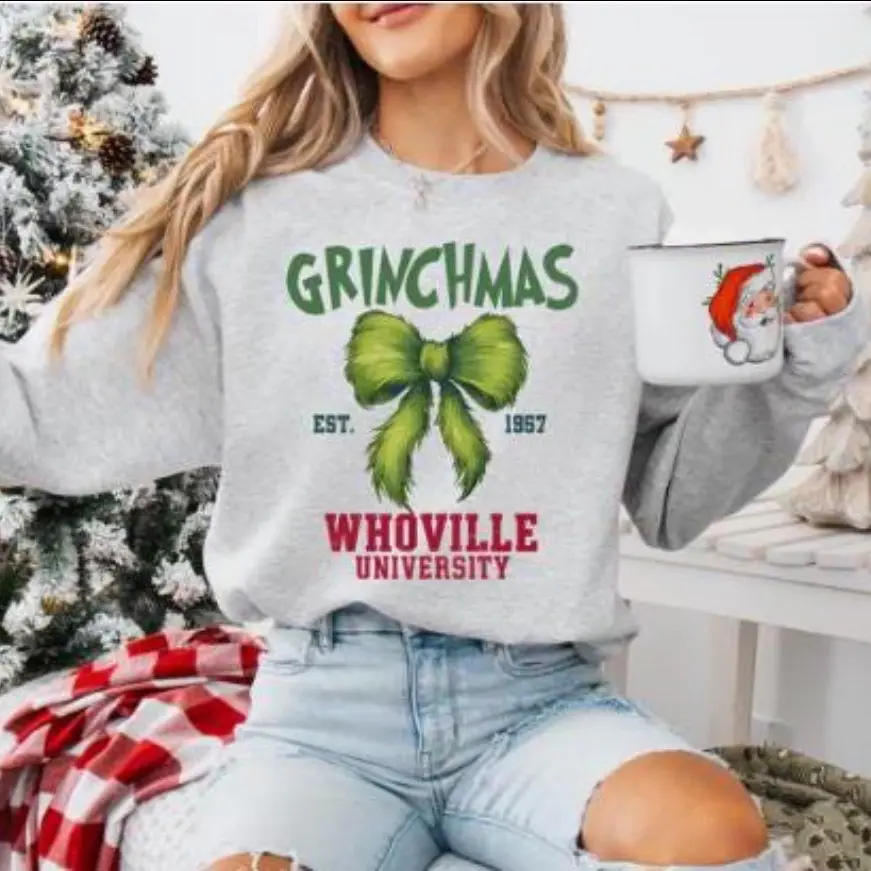 Grinchmas Who U Sweatshirt