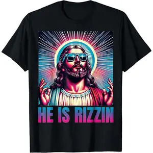 He Is Rizzin Jesus T-Shirt