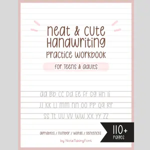 Neat and Cute Handwriting practice Workbook for adults and Teens: Improve your handwriting skill & Practice with Monoline lettering Practice Page, ... worksheet for adults, My Chewycake font Paperback – Large Print.