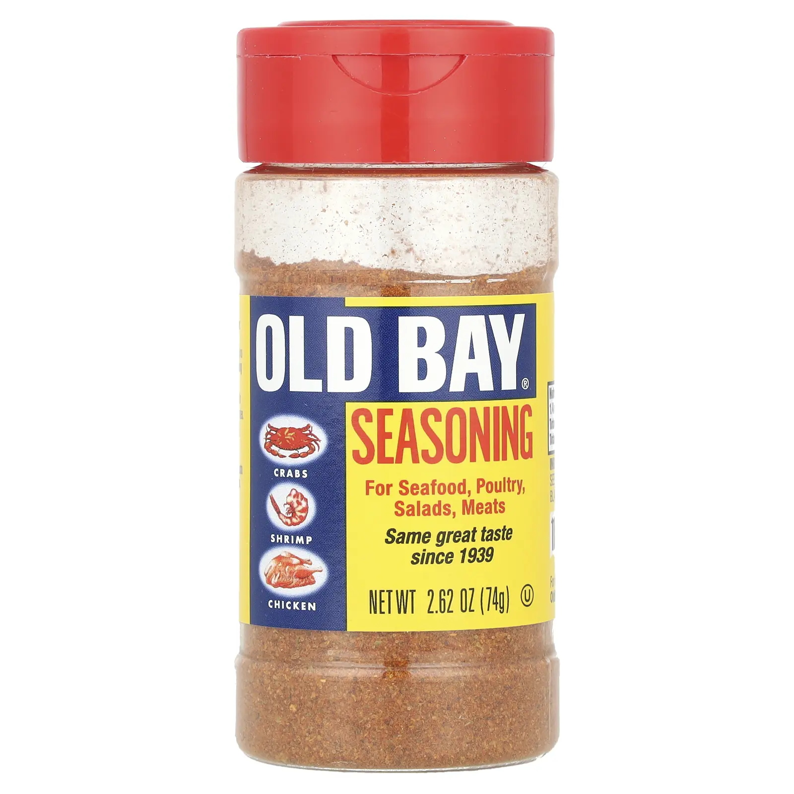 Old Bay Classic Seasoning, 2.62 oz (74 g)