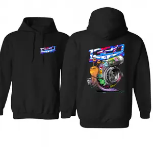 [Autumn hoodie]🏁1320 Video Hoodie – Cartoon Turbo Racing Sweatshirt, JDM Car Culture Pullover, Drag Racing Graphic Hoodie, Streetwear Pullover, Unisex Menswear, Car Enthusiast Gift, Trendy Racing Hoodie,FITS