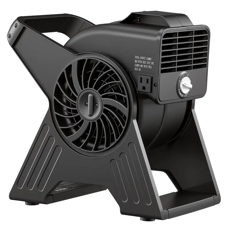VEVOR 13 In Portable Utility Floor Blower Fan with Handle, 3 Speed Settings, 300 CFM Max, Adjustable Angle, Daisy-Chaining, Lightweight for Drying & Air Circulation, Father's Day Gifts
