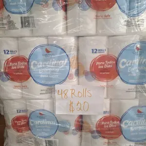 Cardinal Everyday Bath Tissue 48 Rolls $20 Value Pack Para Todos los Días Septic Safe Unscented Toilet Paper Wipes