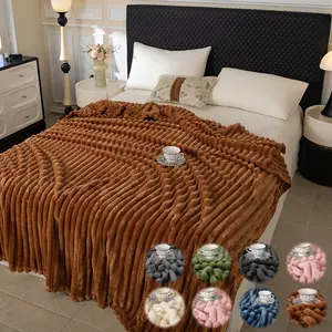 Cozy Throw Blanket for Couch or Bed Ultra Soft Fleece, Multiple Colors & Sizes All-Season Lightweight Blanket for Living Room, Bedroom, Travel, Gifts Soft Blankets