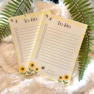 Sunflower Bumblebee Notepad
