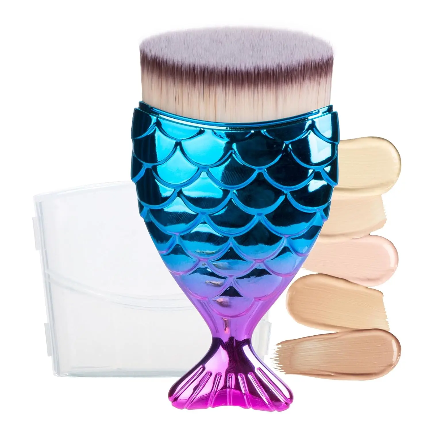 Sunscreen Brush for Face Kabuki Brush Sunscreen Applicator for Kids Foundation Makeup Brushes for Liquid Foundation Powder Cream Contour Buffing Stippling Blending