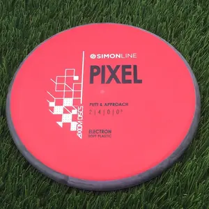 Axiom Electron Soft Pixel with SimonLine Stock Stamp - 172.0g - Grey Rim Red