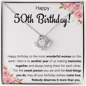 FG Family Gift Mall 50th Birthday Gifts For Women, Cool Gifts For 50 Year Old Woman Turning 50 and Fabulous, Happy Fifty Bday Gift Ideas
