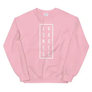 Women's Knit Long Sleeve Pullover Hoodie - Cotton-Polyester-Spandex Blend, Fit Athletic Casual Los Angeles Top