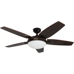 Honeywell Carmel Ceiling Fan, Quiet Motor and Remote Control, 48 Inch, Bronze