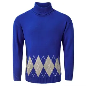 Long Sleeve Knitted Turtleneck Sweater
