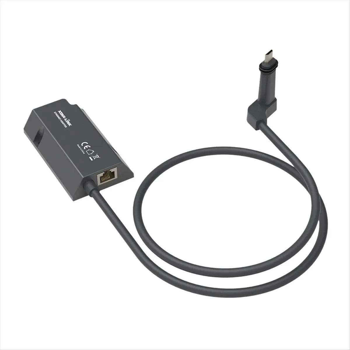 1 x Gen2 Starlink Ethernet Adapter Hub - 1 Pack, Durable Construction, Compact Plastic Design, High Wired Speed, Efficient Heat Management, Ethernet Port for Home Laptops & Office Desktops