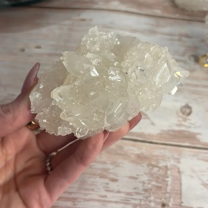 Apophyllite w/ Calcite