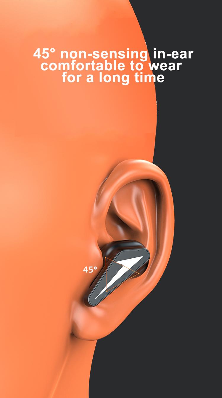 M7 Wireless Bluetooth 5.3 Earbuds with Alien Mech Design RGB Lighting Hi-Fi Lossless Sound Gaming Noise-Canceling Microphone Touch Controls