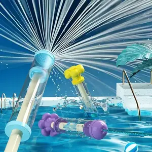 Summer Fireworks Water Gun, Portable Multi-Functional Sprinkler for Backyard & Garden Parties, Bright Design for Independence Day & Beach Activities