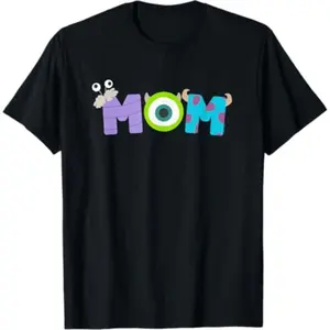 180g Monsters, Inc. T-shirt - Mother'S Day Birthday Neck Design for Men made in usa