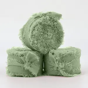 Solid Color Ribbon, Frill Edge Ribbon, Gift Wrapping Ribbon, Party Decoration Supplies for Wedding Birthday Festival