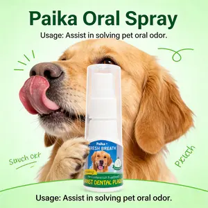 Paika Pet Dog Oral Spray, Liquid Mouth Care for Dogs, Single Item Pack, Ca Prop 65 Compliant, No Harmful Chemicals