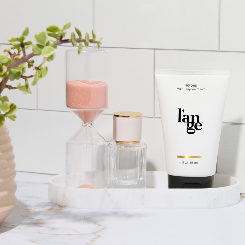 L'ANGE HAIR Beyond Leave in Conditioner, Heat Protectant & Styling Cream | Hydrates, Reduces Frizz, Adds Volume & Shine, Protects from Heat & UV | Enhances Softness | All Hair Types | 4fl oz