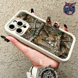 Cool Camouflage Outdoor Nature Hunter Pattern Case for iPhone 17 16 15 14 Pro Max 13 12 11 XR XS Plus Air Slim Shockproof TPU Cover