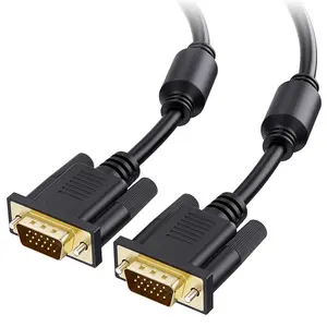 VGA Cable with Ferrites - 6ft, VGA Cord for Computer Monitor, Monitor Cable Male to Male