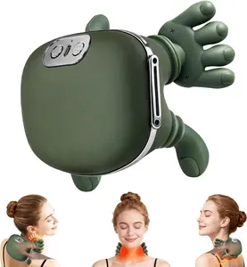Neck Massager 4D Deep Kneading Cervical Massager Shoulder Neck Back Multifunctional Portable Electric Massage Pillow Cervical Massager Shoulder Neck Back Mini Portable Multifunctional Deep Artifact Birthday Christmas Gift,stress relief products