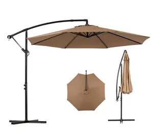 Backyard Expressions 10ft Offset Hanging Patio Umbrella