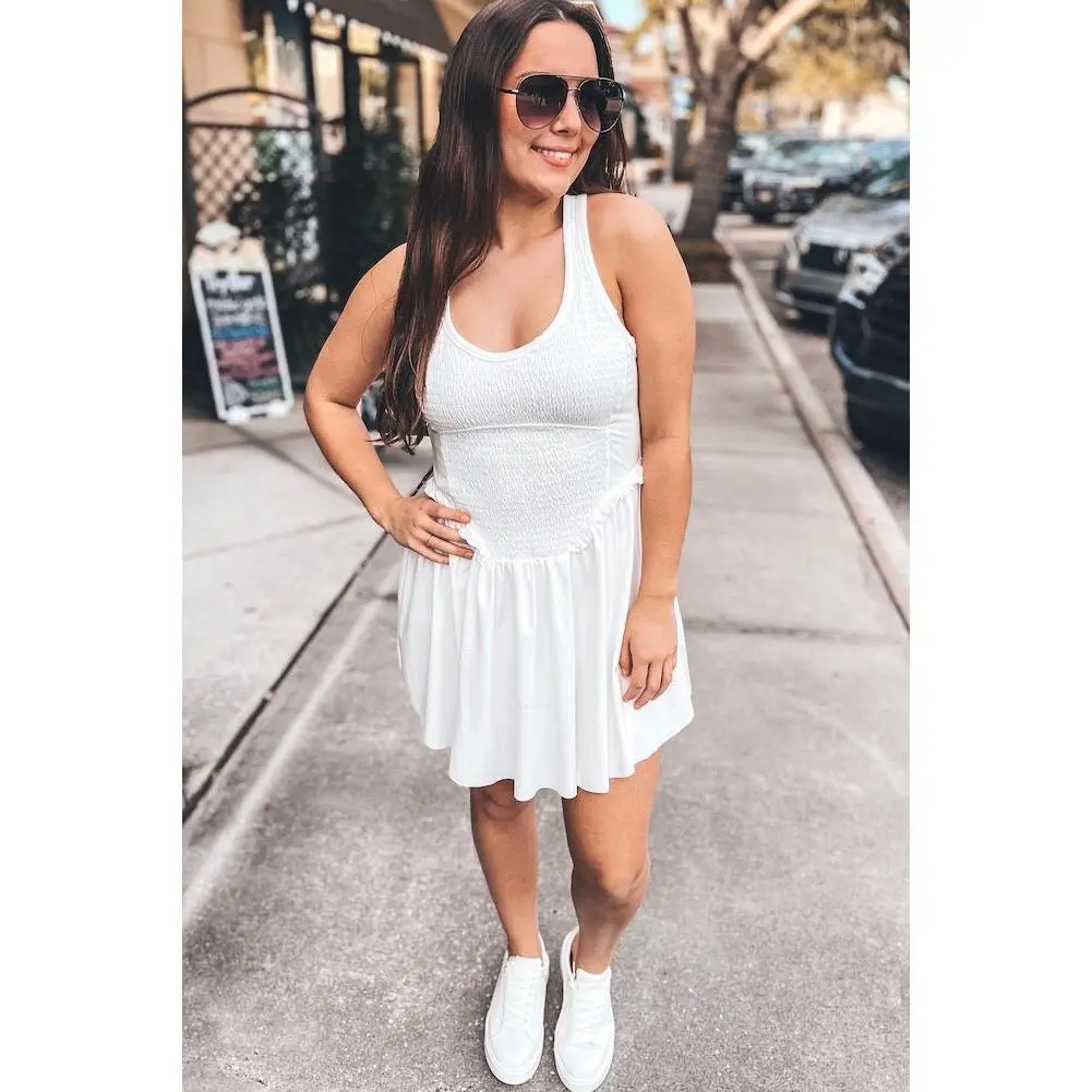 Smocked Halter Romper