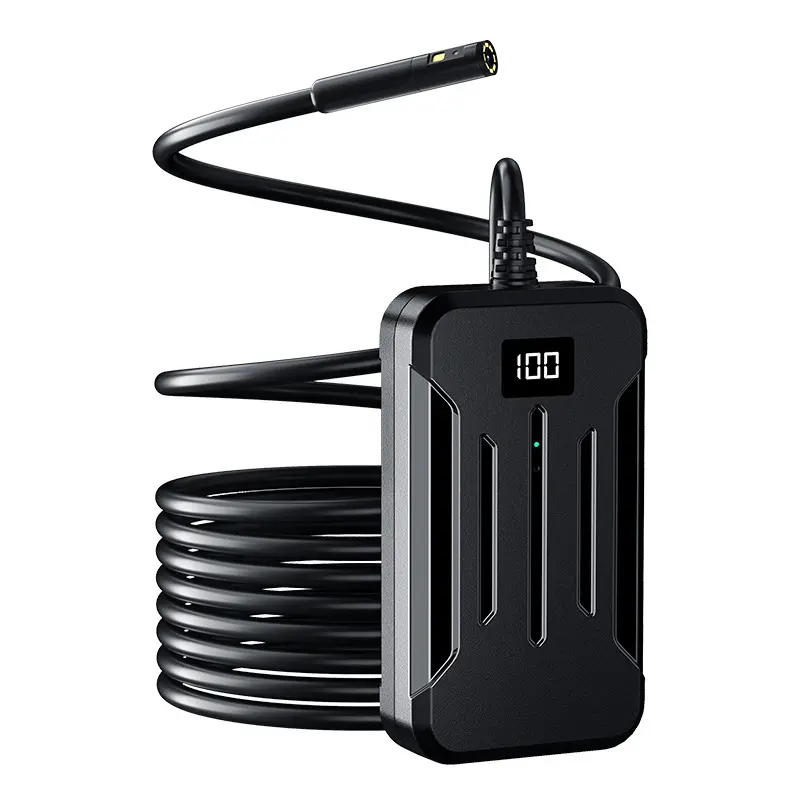 8mm Ultra-Slim Wireless Industrial Sewer Endoscope - Dual HD Lenses Pipeline Borescope with Wi-Fi Module, Flexible Insertion Tube, Waterproof & Dustproof Materials, Adjustable High-Brightness LED Lights, Real Time View, HD Photo & Video Recording, Hd Phot