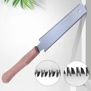 Double-Edged Woodworking Saw – Japanese Pull Saw Design, Cuts Wood, Plastic Pipes and Various Panels