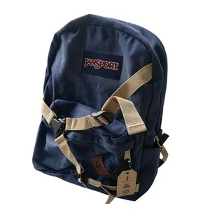 Jansport Classic Canvas Backpack - Water Bottle Pocket IncludedHigh CapacitySpider-Man Denim Fashion Backpack