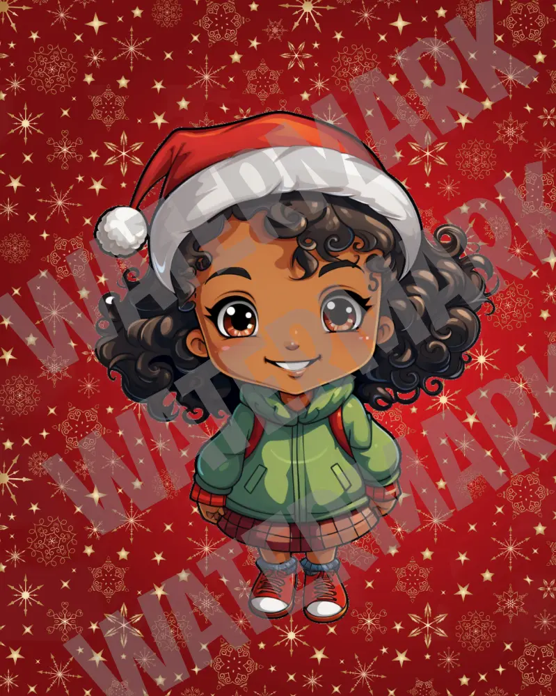 Red Black African American Black Girl Magic Birthday or Christmas Wrapping Paper, Melanin Girl Pride, African Gift Wrap, Kwanzaa, Ethnic Paper, Angel Teen