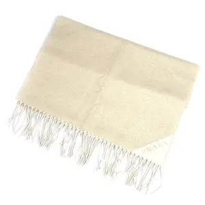 Pre-owned PRADA Silk Small Leather Goods Evening Cashmere Lurex Scarf
