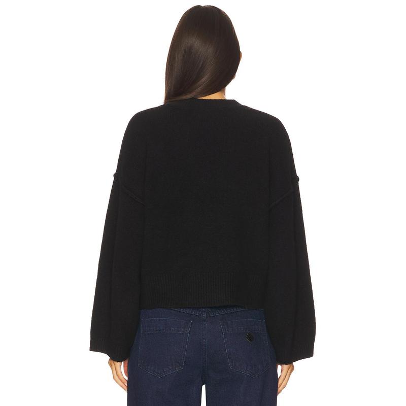 Free People Cool Of The Night Cardi in Mocha Melange