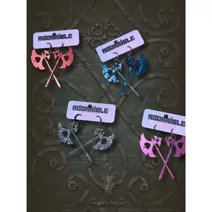 Medieval Battle Axe Earrings