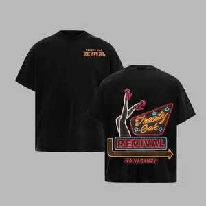 [RiffClub] Treaty Oak Revival 'No Vacancy' Hoodie T-Shirt, 100% Heavyweight Cotton Bar Cowboy Graphic Tee, Treaty Oak Revival Tour 2026 Hoodie Classic Western Music Hoodie T-Shirt , Country rock Streetwear Essential for Rock Lovers