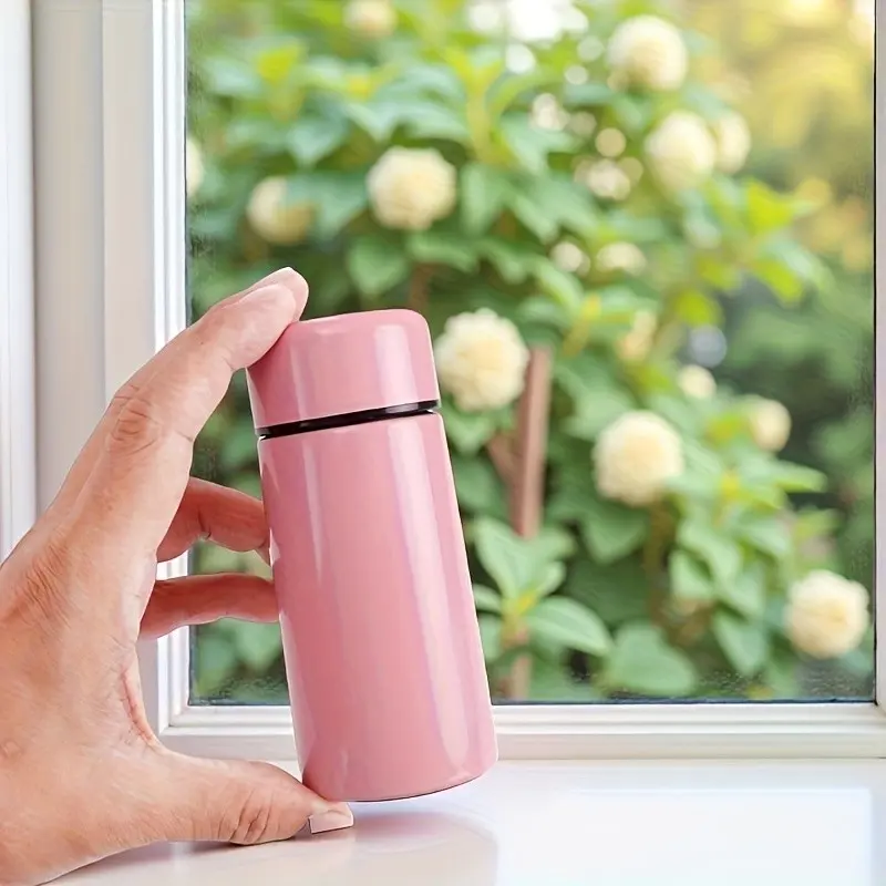 Mini Stainless Steel Durable Insulated Water Bottle, Portable Pocket Cup, Thermal Flask Tumbler, Insulated Drinkware for Students, Home Use, Car, Camping, Office, Christmas, Halloween, Valentine's Day