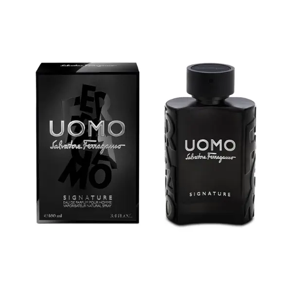 Salvatore Ferragamo Uomo Signature for Men Eau de Parfum Spray, 3.4 Ounce