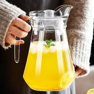 Acrylic Water Pitcher with Lid, 32oz/50oz/67oz Capacity Cold Beverages Tea Pitcher, Juice Milk Carafe Water Pitcher for Home Restaurant Hotel, Drinkware