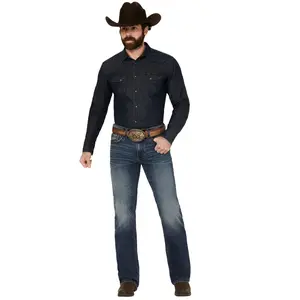 Rank 45 Men's 45&Reg; Yuma Medium Wash Slim Bootcut Stretch Denim Performance - Rmsu23j45