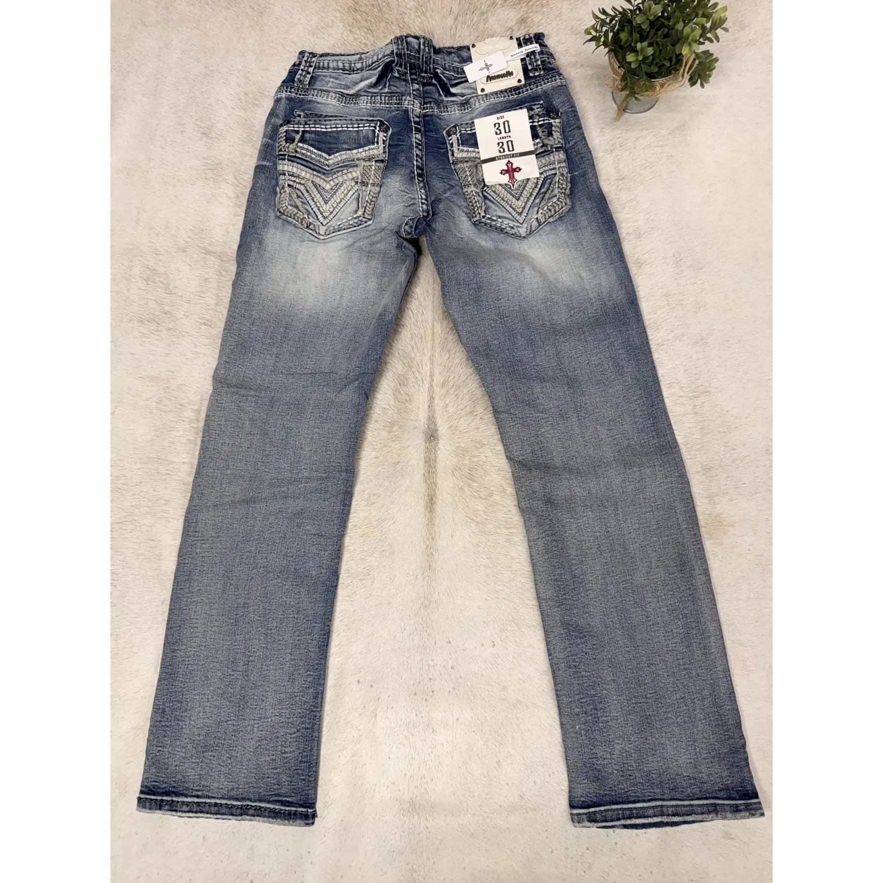 Men's Slim straight Boot Jeans Style 2341