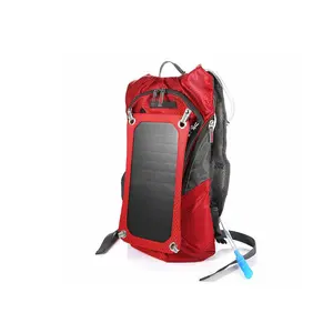 Solar Water Bag for Cycling and Traveling | Backpack with solar charger for phone