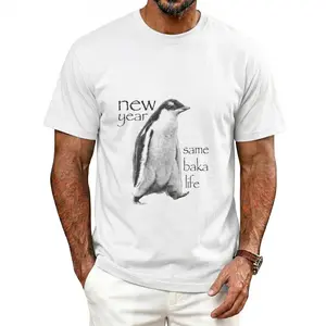 New Year Same Baka Life Penguin TShirt, Funny Meme Shirts