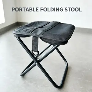 Camping Essential Folding Stool - Compact, Durable, Easy to Carry for All Your Outdoor Adventures