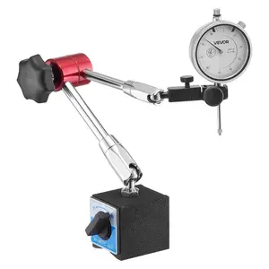 summervibes Dial Test Indicator with Magnetic Base, 0.001 in Accuracy, 0-1 in Range, Fine Adjustable Long Arm Handle, Easy-to-Read, Professional for Machine Set-Up, Narrow Areas Measurement