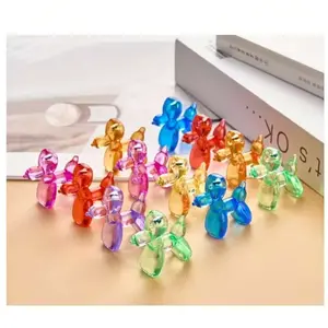Mini Crystal Dog Balloons Set, DIY Handmade Decorations, Mother's Day Gift for Boyfriend/girlfriend, Creative Art Sculptures, Art Figurine, Home Decor Ornaments