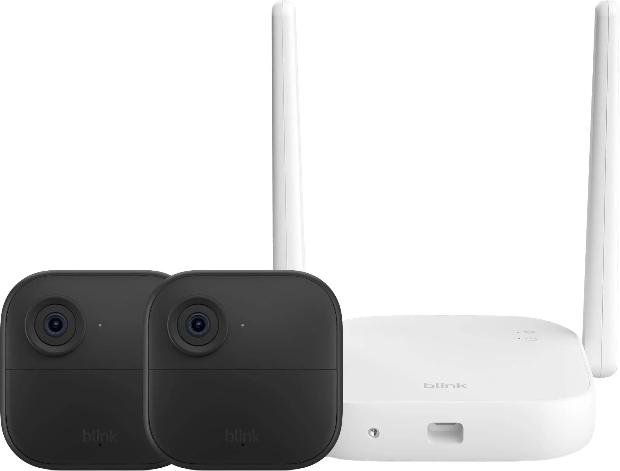 Blink - Outdoor XR - Extended Range Battery-Powered Outdoor 4 Camera with 10x security coverage - 2 camera system - Black