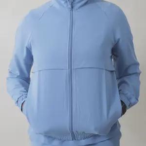 Light blue scrub set with jacket