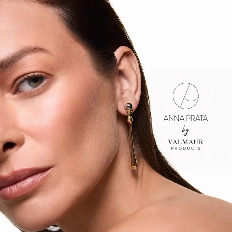 Anna Prata by Valmaur Gota Earrings - Chuva Collection