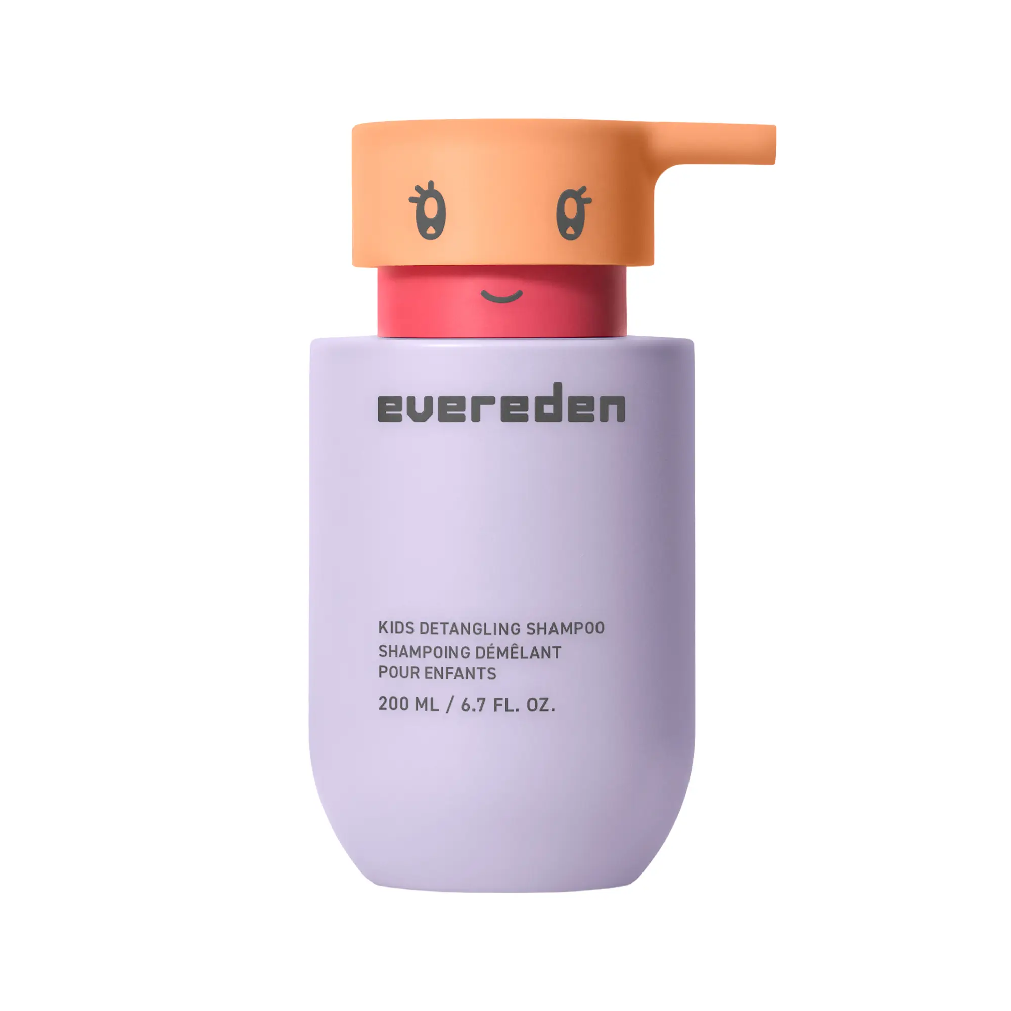 Evereden Kids Detangling Shampoo - Gentle, Safe Ingredients for Nourished, Tangle-Free Hair - Plant Peptides, Argan Oil, Shea Butter - Ages 3+